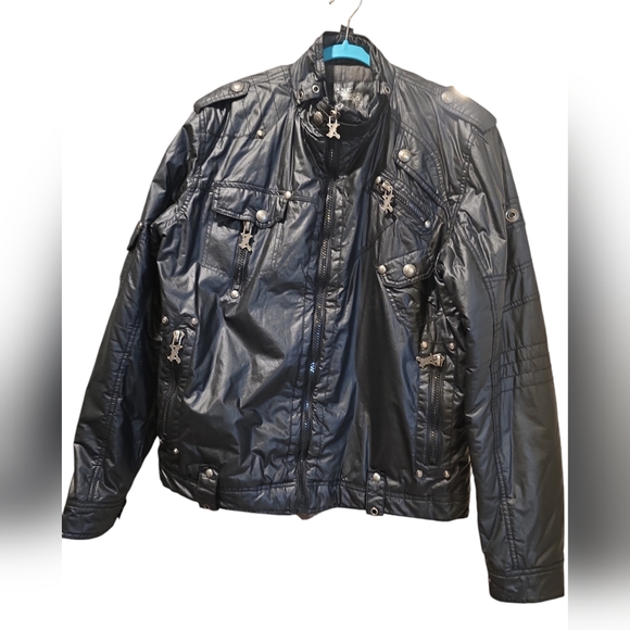 X-RAY BOMBER JACKET BLACK SIZE L - Picture 1 of 13